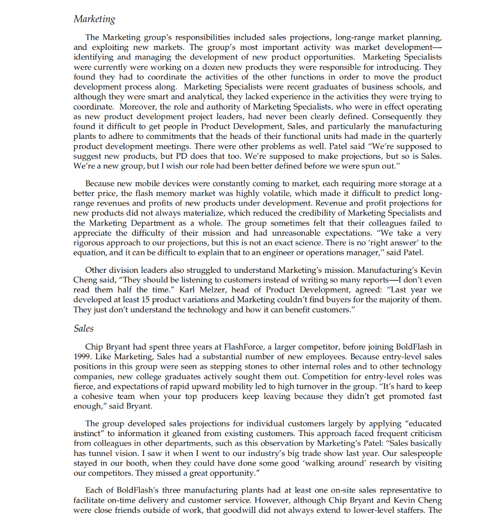 1) 16 points - Identify at least three major