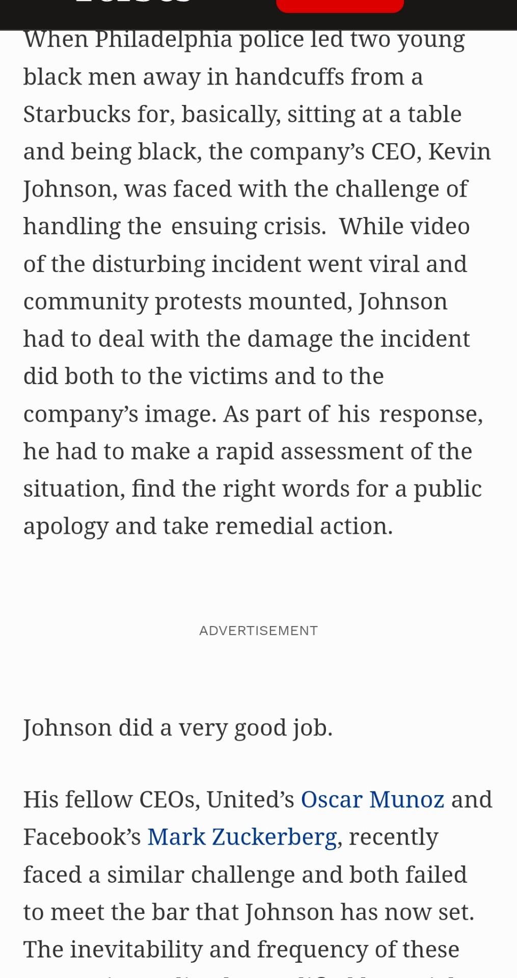 CEO, Kevin Johnson, was presented with a