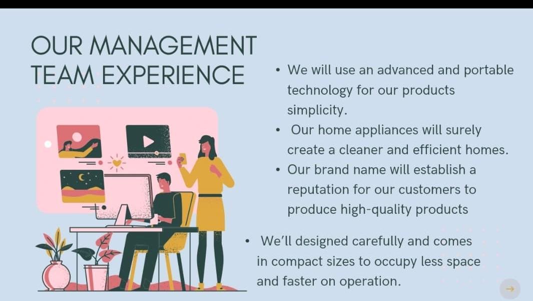 PLEASE EXPLAIN THIS PICTURE OUR MANAGEMENT TEAM