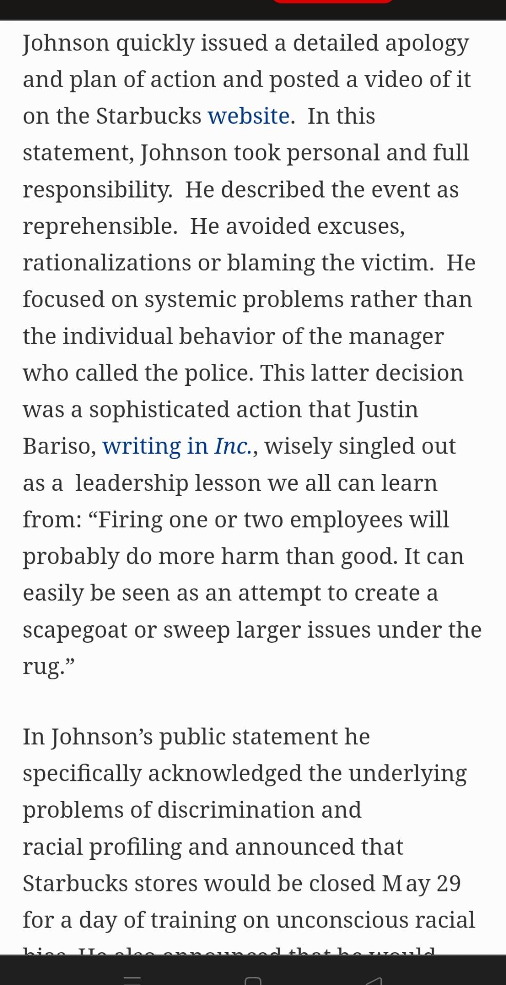 CEO, Kevin Johnson, was presented with a