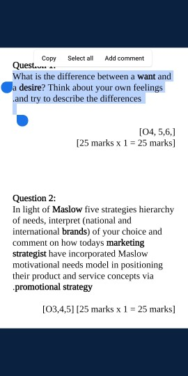 Add comment Copy Select all Quest.u. . What is