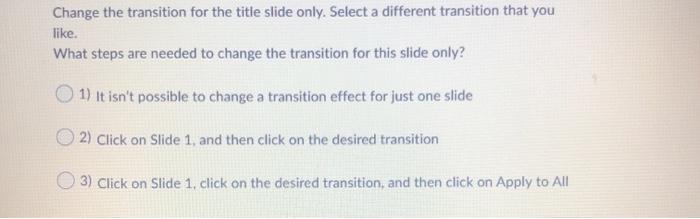 On the title slide, insert a Block Arrow shape.