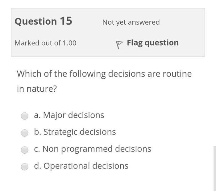 JUST NEED OPTION no need explain NO need for