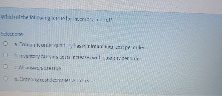 Which type of control chart should be used when