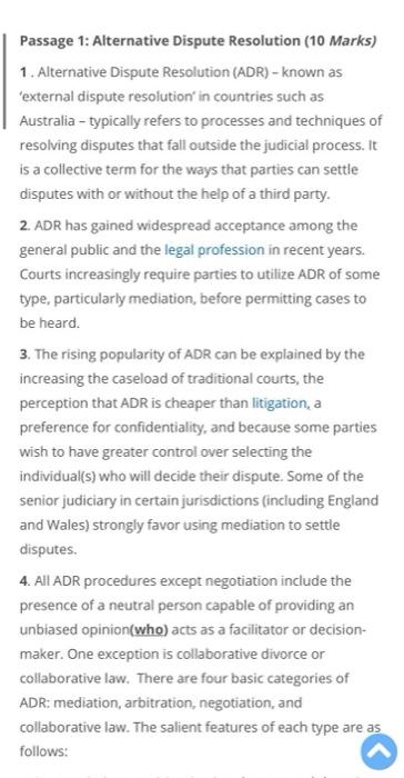 a. In negotiation, participation is voluntary and