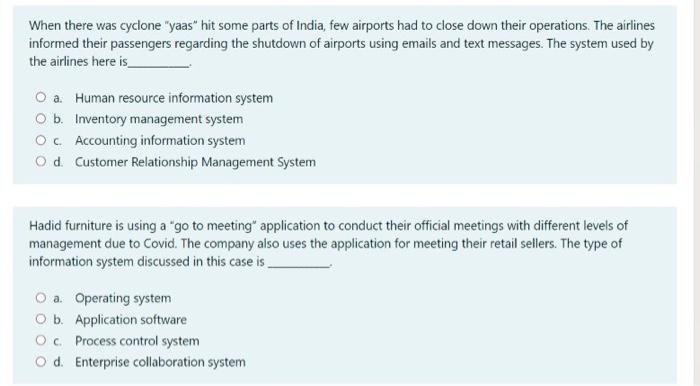 it is in management information system please