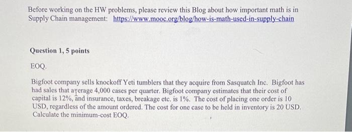 Before working on the HW problems, please review