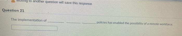 dis moving to another question will save this