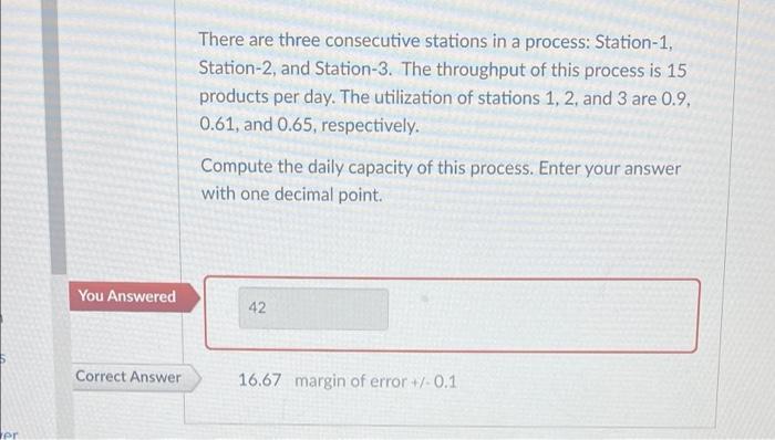 There are three consecutive stations in a