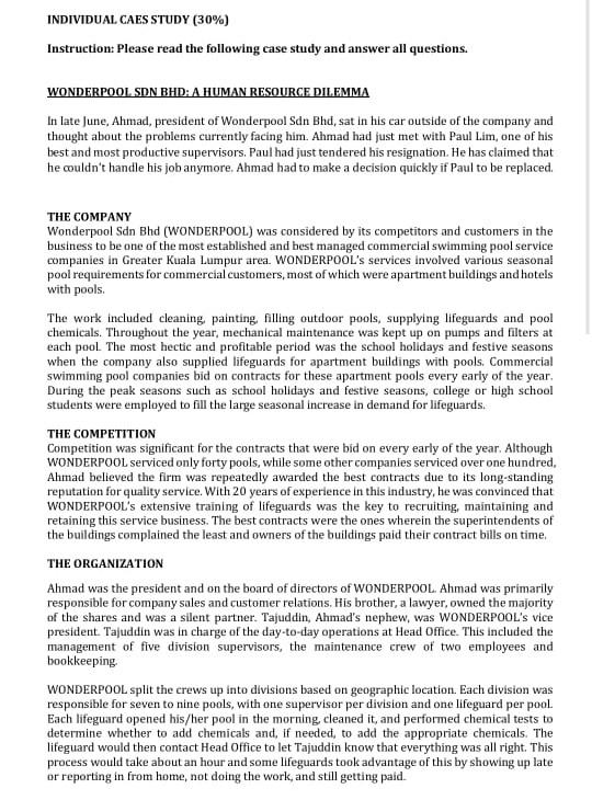 PLEASE EXPLAIN IT QUESTION NUMBER 2 INDIVIDUAL