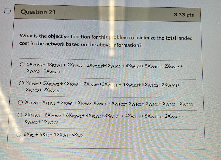 What is the objective function for this oblem to