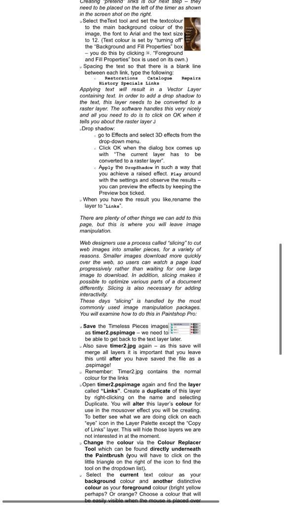 Creating pretend links is our next step - they