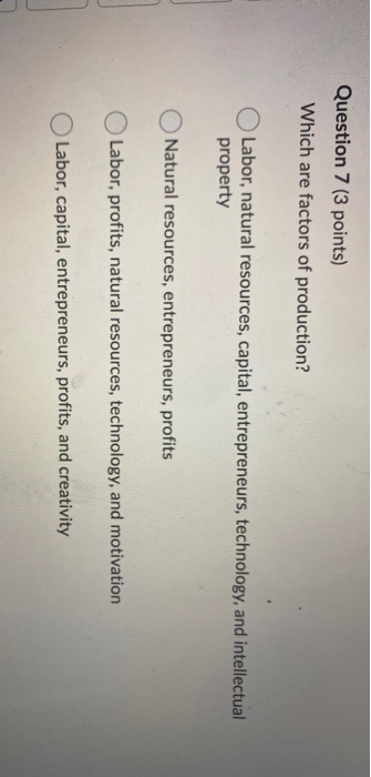 please help Question 6 (3 points) The process of