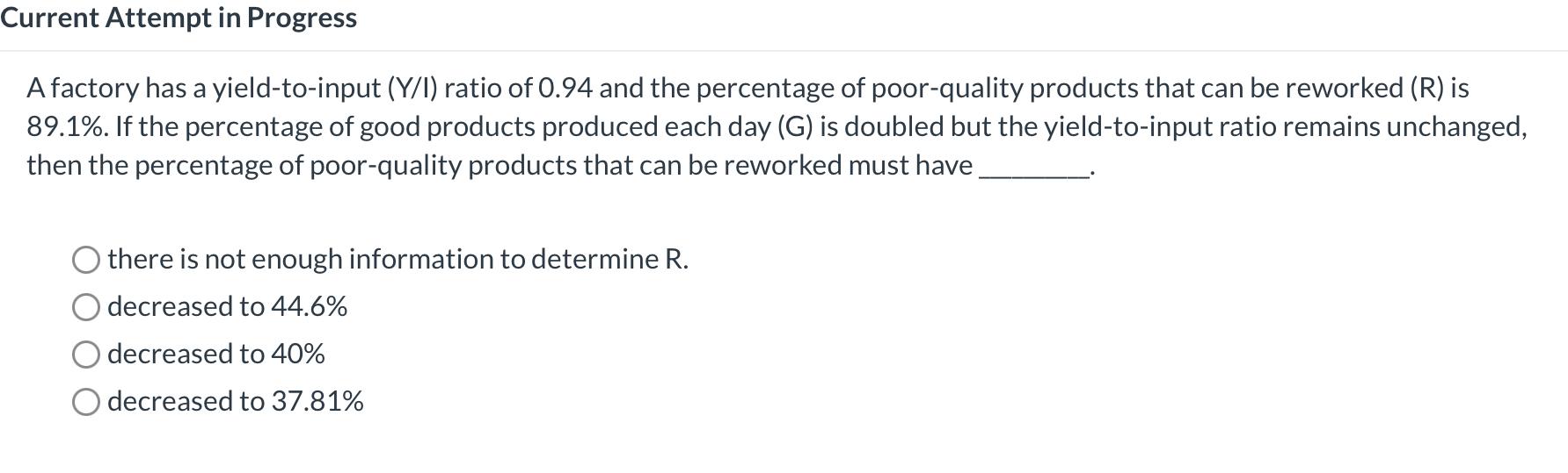 Current Attempt in Progress Afactory has a