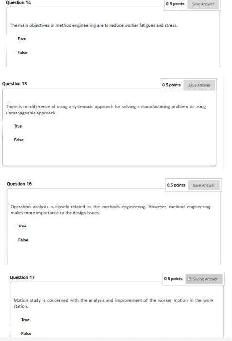 be sure from answer Question 14 05 points Save