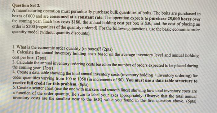 Please show what formulas you used on excel
