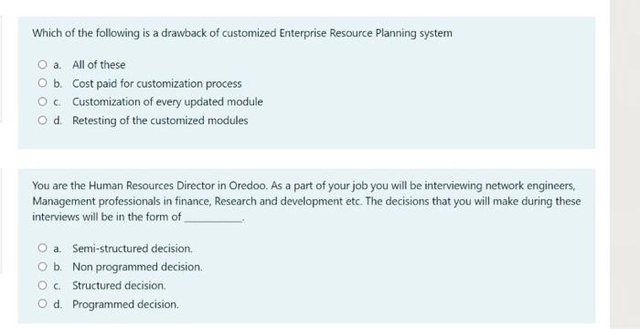 it is in management information system please