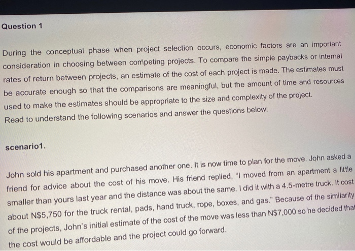 Case Study 3. After evaluating the bids by the