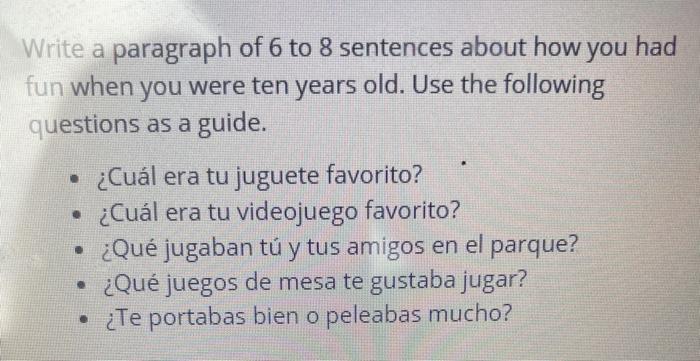 answer these questions in preterite simple