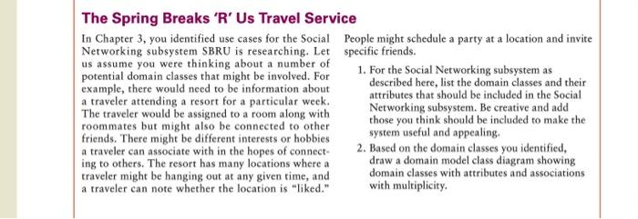 Use the 2 questions as a guide to develop a