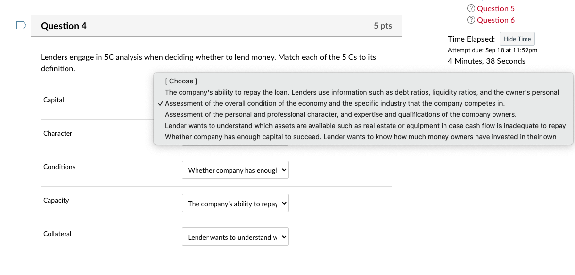 Got this wrong once! Help Conditions Capacity