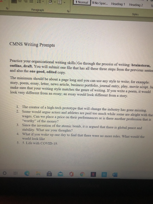 = 1 Normal 1 No Spac... Heading 1 Heading 2