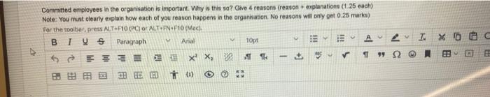 please help Committed employees in the