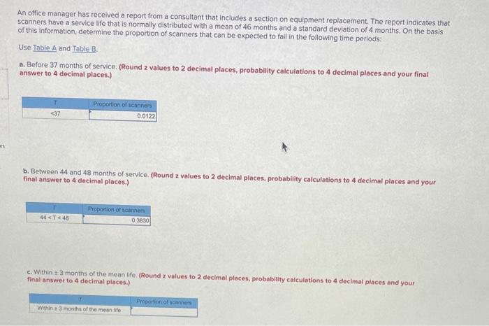 part c needed An office manager has recelved a