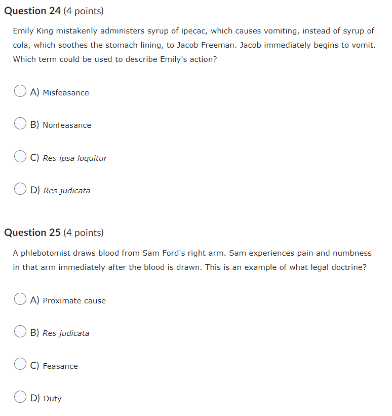 Emily King mistakenly administers syrup of