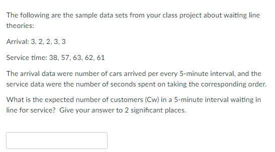 The following are the sample data sets from your