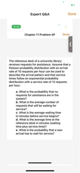 i only need answer to question E. Expert Q&A Done