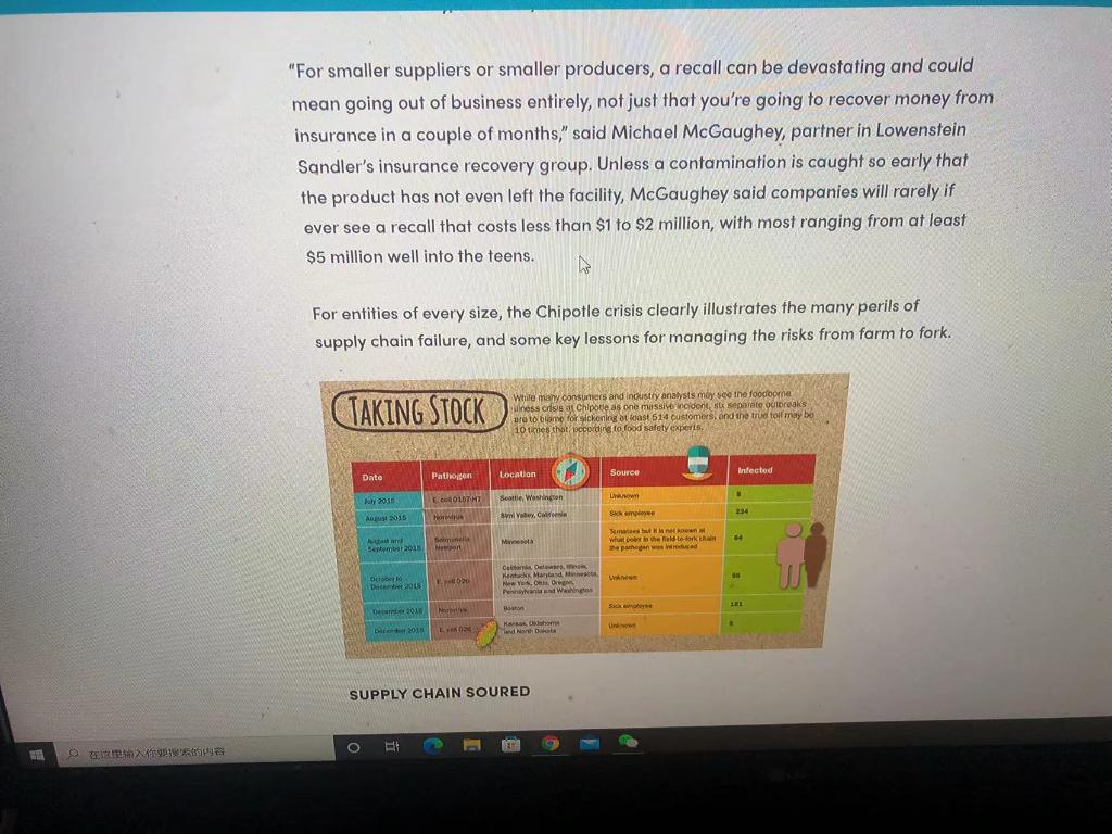 Questions: What was done from a risk management