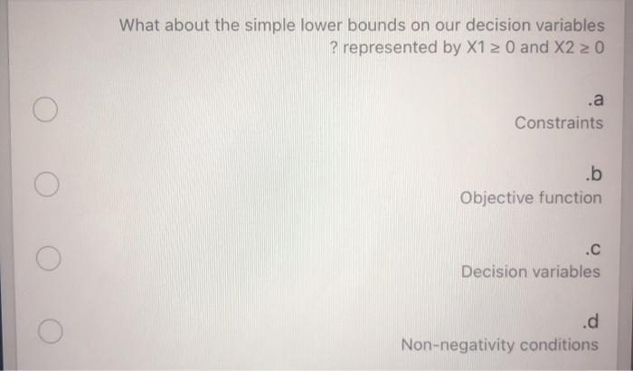 What about the simple lower bounds on our