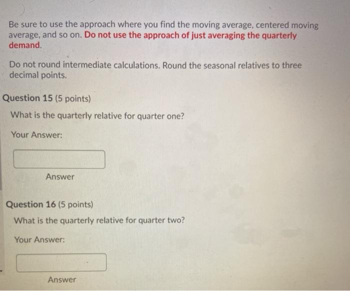 Using the following information to answer the