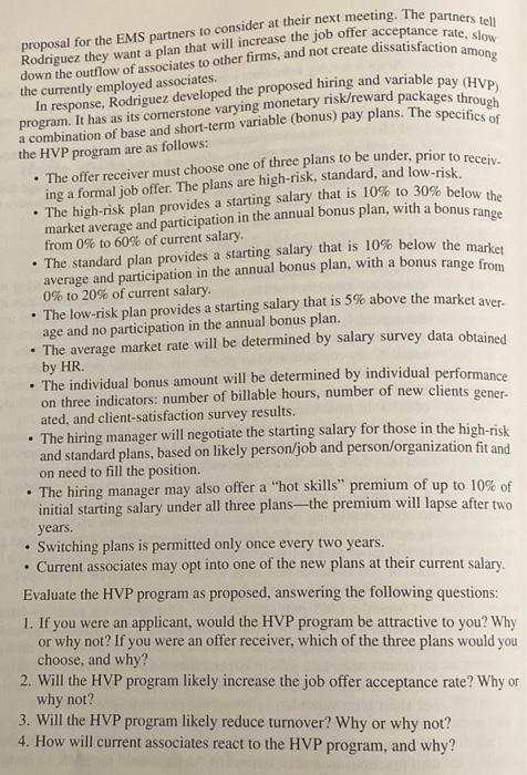 uating a Hiring and Variable Pay Plan Effective