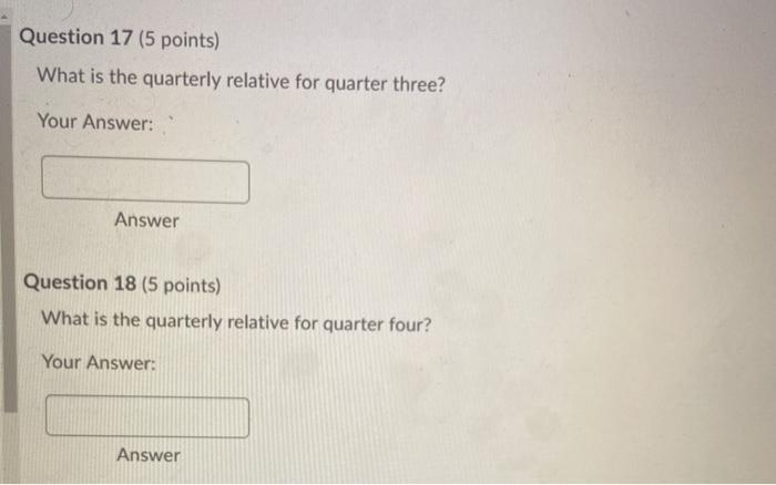 Using the following information to answer the