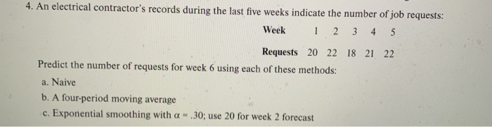 4. An electrical contractor's records during the