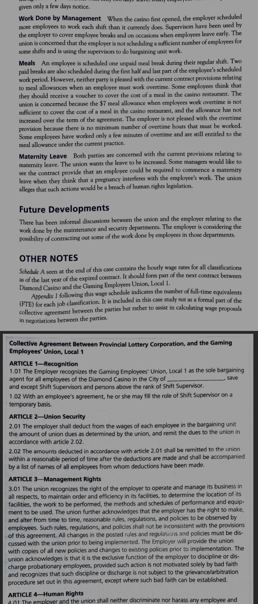 I'm Union team. please help! PERPOSAL FOR CHANGES