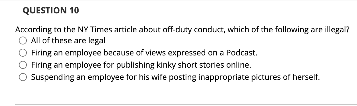 QUESTION 2 Informal channels of communicating