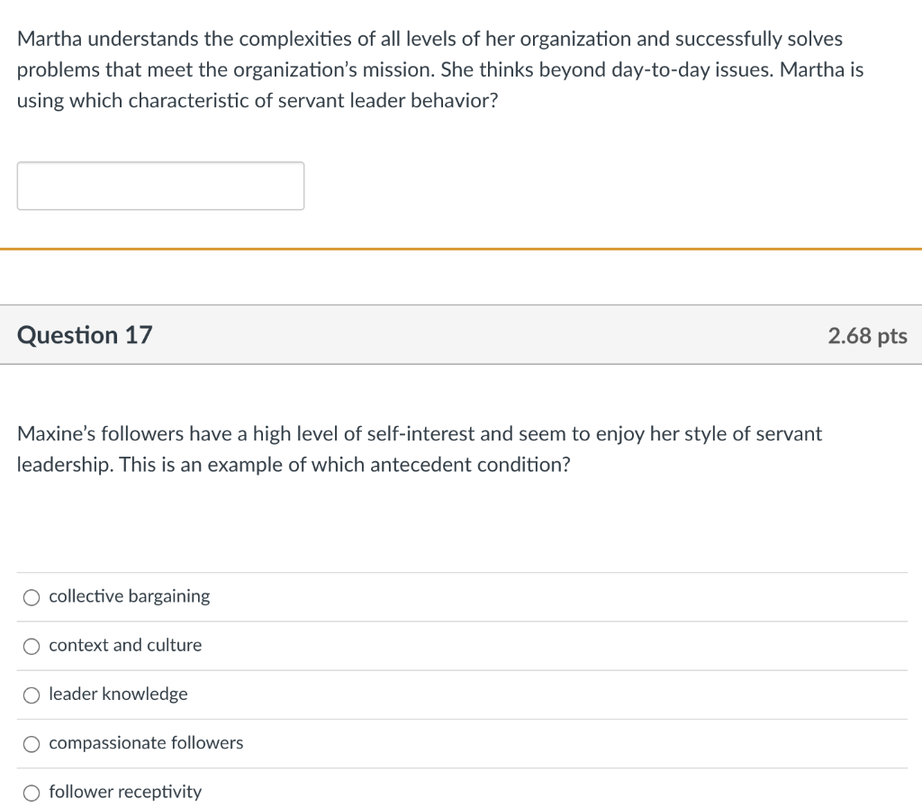 John has four followers. Each follower has a very