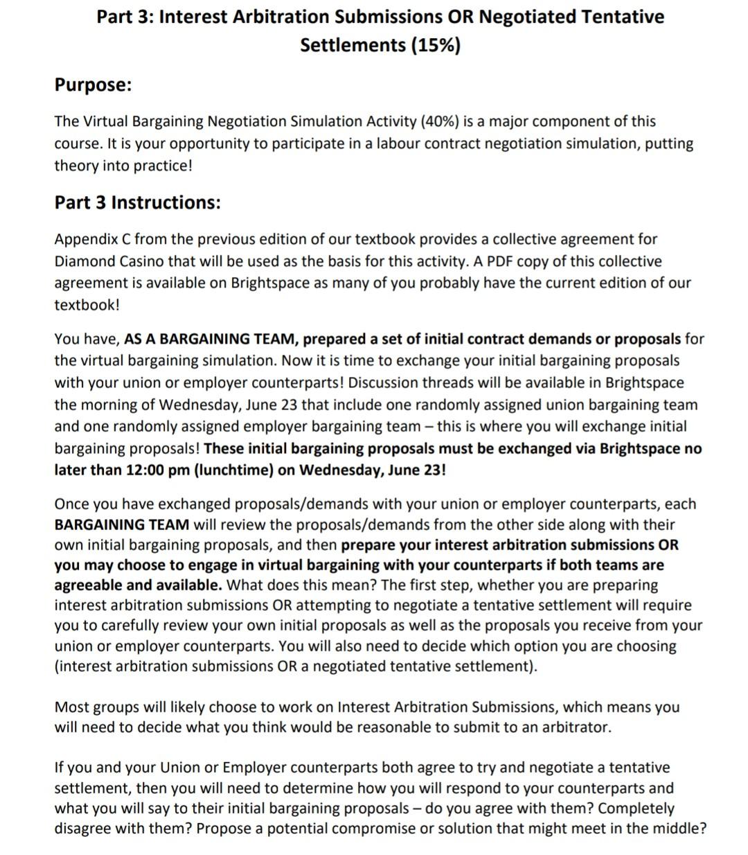 I'm Union team. please help! PERPOSAL FOR CHANGES