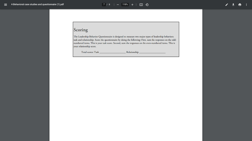 4-Behavioral case studies and questionnaire
