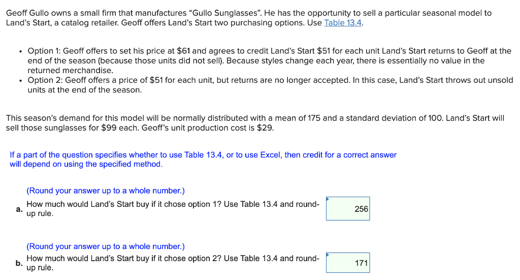 Help with C & D Geoff Gullo owns a small firm