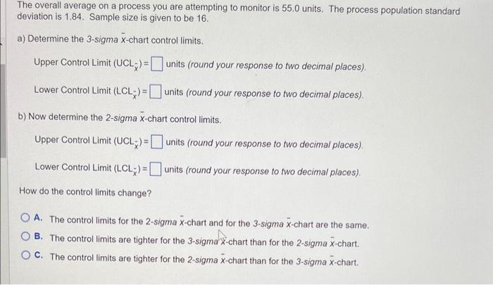 The overall average on a process you are