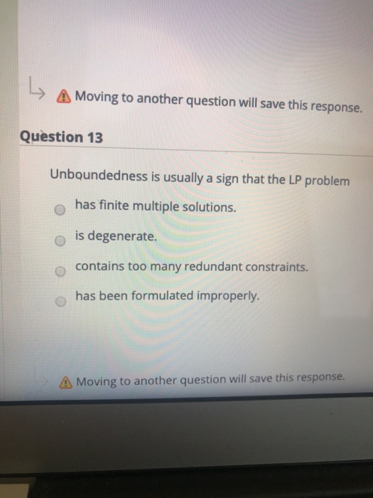 please help A Moving to another question will