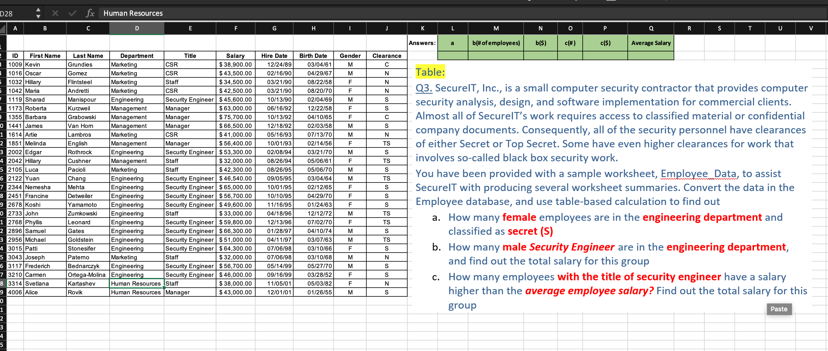 D28 fx Human Resources A B D E F G H I L M N P a