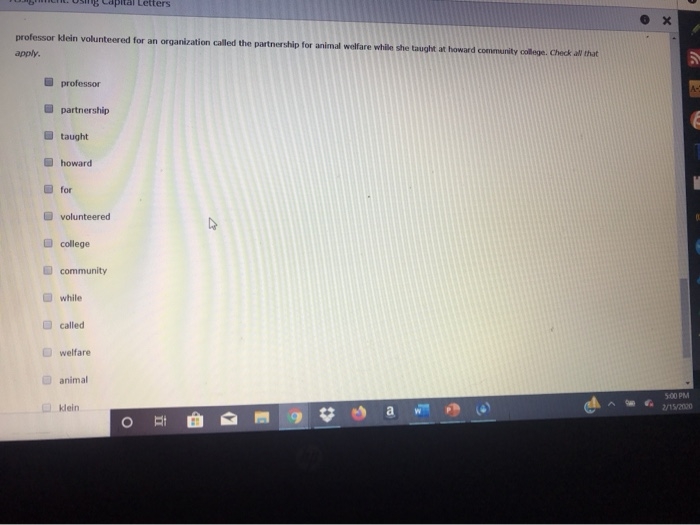 Assignment: Using Capital Letters D ECCIONIS. TIC