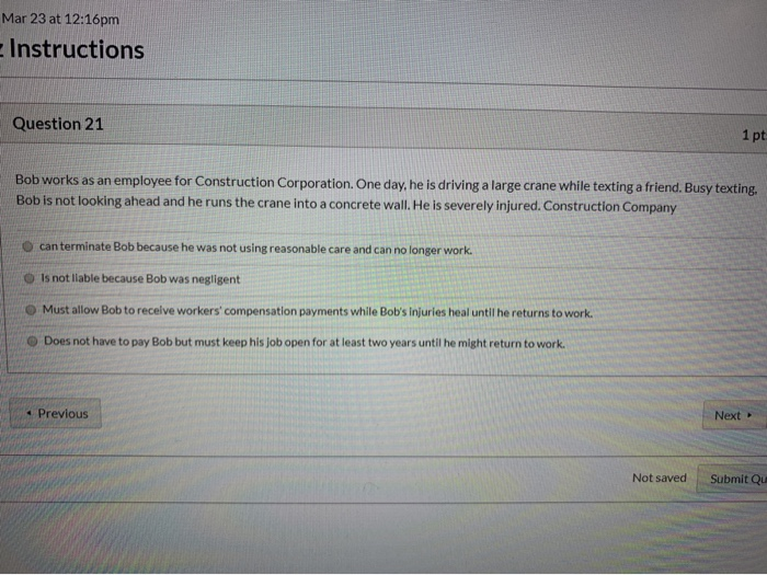 Instructions Question 22 Store assistant sees Max