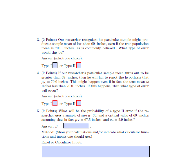 questions 2,3,4,5 need help A Hypothesis Testing
