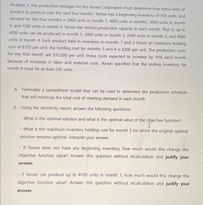 this is not operations management problem, it is